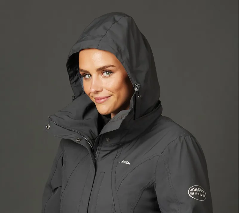 Weatherbeeta Kyla Waterproof Jacket Ladies in Asphalt Grey-2